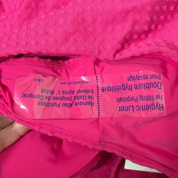 Andie Swim The Bermuda One Piece Terry Dots Swimsuit Pink size L‎ D/DD NWT One Pieces